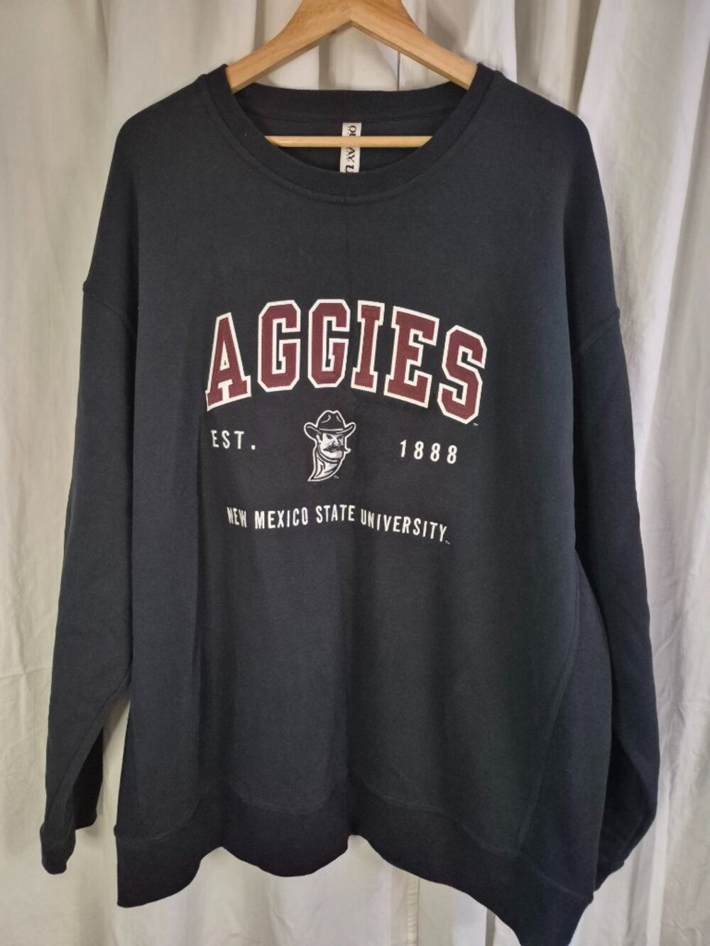 Ouray Sportswear 2XL Black New Mexico State University Aggies Sports Sweatshirt